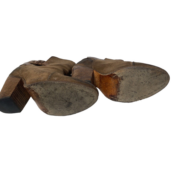 Rag & Bone Harrow Bootie Nubuck Suede Brown Womens Sz 8.5. - Picture 6 of 9